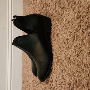 Black ankle boots